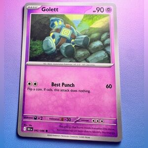 golett - 042/086 (common) — pokemon: black bolt